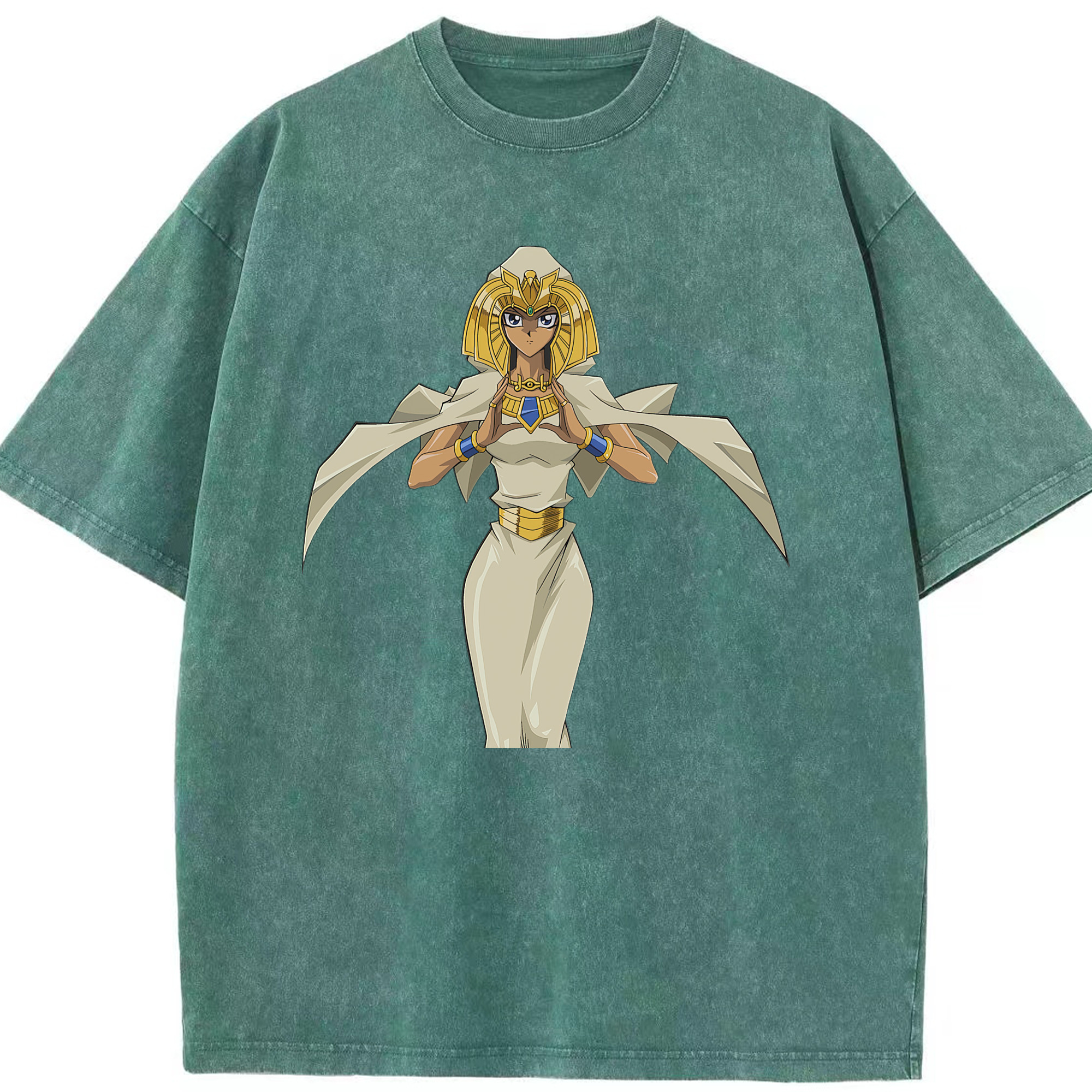 （画像用） 遊☆戯☆王 Yu-Gi-Oh! 綿100% ヴィンテージ風 半袖Tシャツ（フロントプリント）